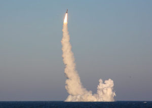 Bulava missile launch