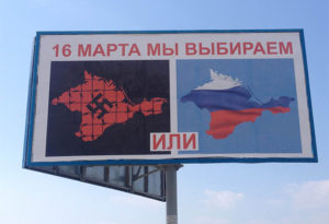 Crimea referendum poster